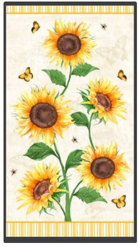 Panel -  24" - Wilmington Prints - "Sundance Meadow"  - 100% Cotton