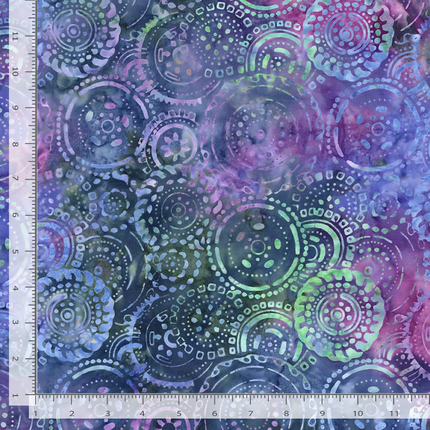 108"  - Timeless Treasures - Batik -   "Suzani - Paradise" -  100% Cotton