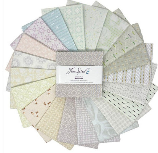 Free Spirit - Charm Pack - "Complements" - 5"x 5" - 42 pcs