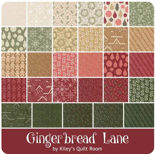 Moda - Charm Pack - "Gingerbread Lane" -5"x 5" -42 pcs