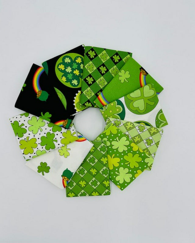 Andover - Fat Quarters - "Three's a Charm" -18"x 22" -10 pcs