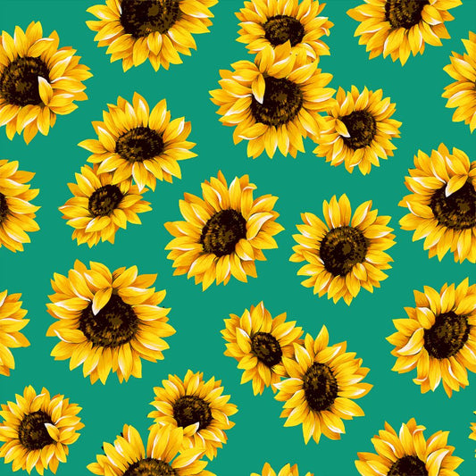 44"  - "Sunflower Dance - Carribean" - 100% Cotton