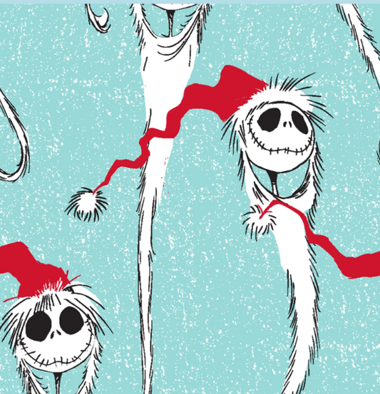 44"- Nightmare Before Christmas -  "Santa Jack" - 100% Cotton