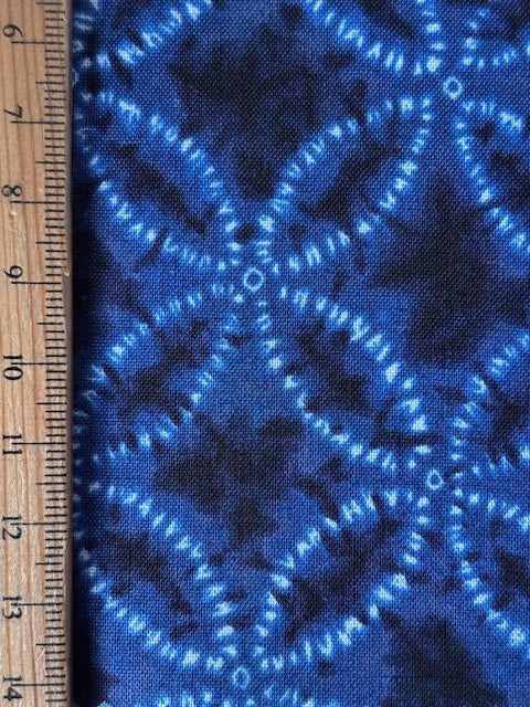 43" - SevenBerry - "Geometric" - Blue  - 100% Cotton