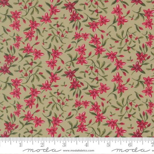 44"  - Moda -  "Silent Night"  - Sage -  100% Cotton