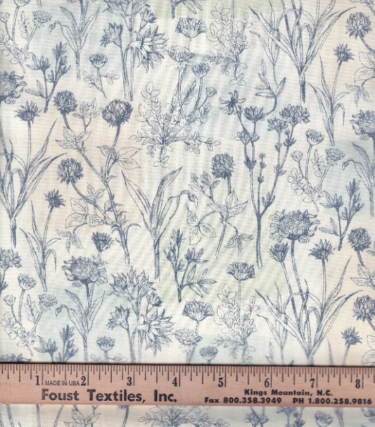 44"- Sweet as can Bee - Sunflower Stamp - 100% Cotton