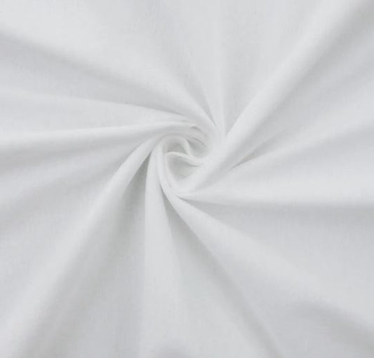 44"- White Flannel-100% Cotton
