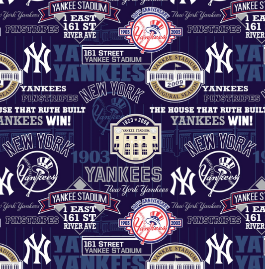44"  - New York Yankees - 100% Cotton